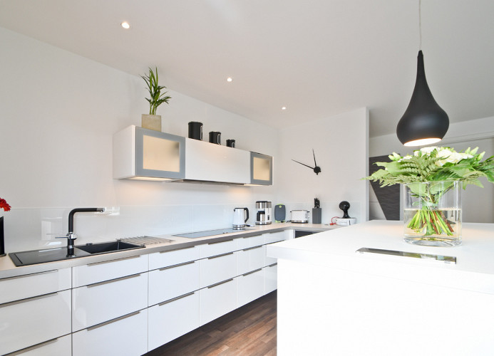 Küche-Ferienwohnung-Beachloft-Norderney