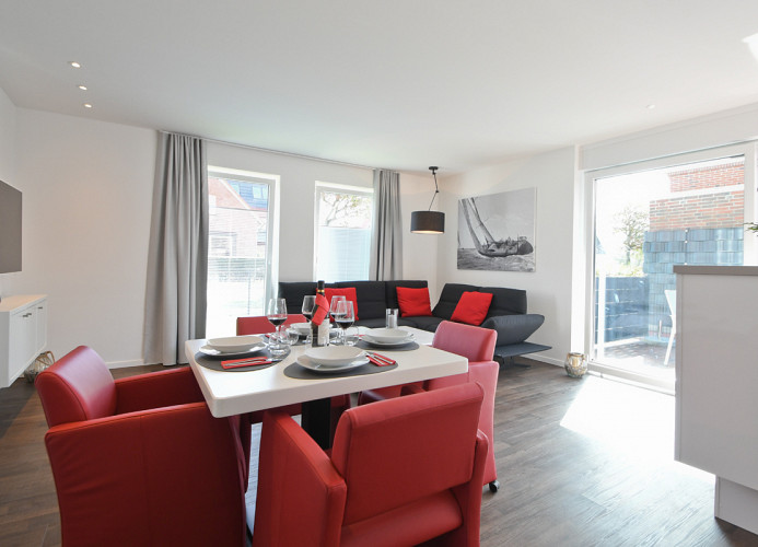 Wohnbereich-Ferienwohnung-Beachloft-Norderney