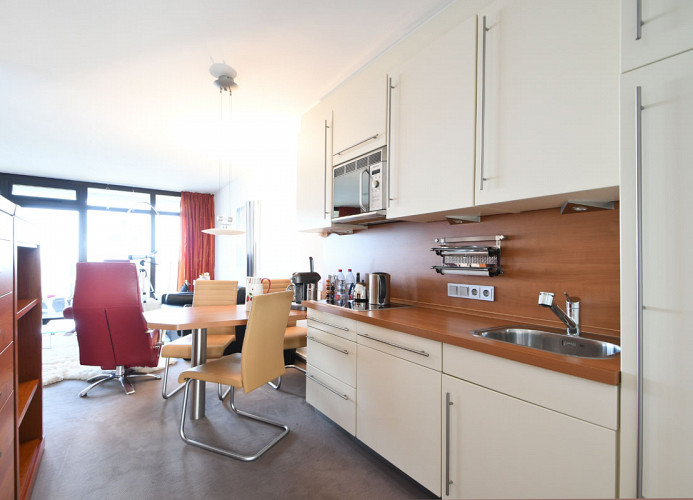 Küche Ferienwohnung Meerblick Norderney