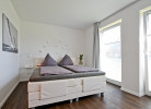 Schlafzimmer-Ferienwohnung-Beachloft-Norderney