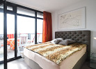 Schlafzimmer Ferienwohnung Meerblick Norderney