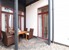 Ferienwohnung Luisenhof Terrasse